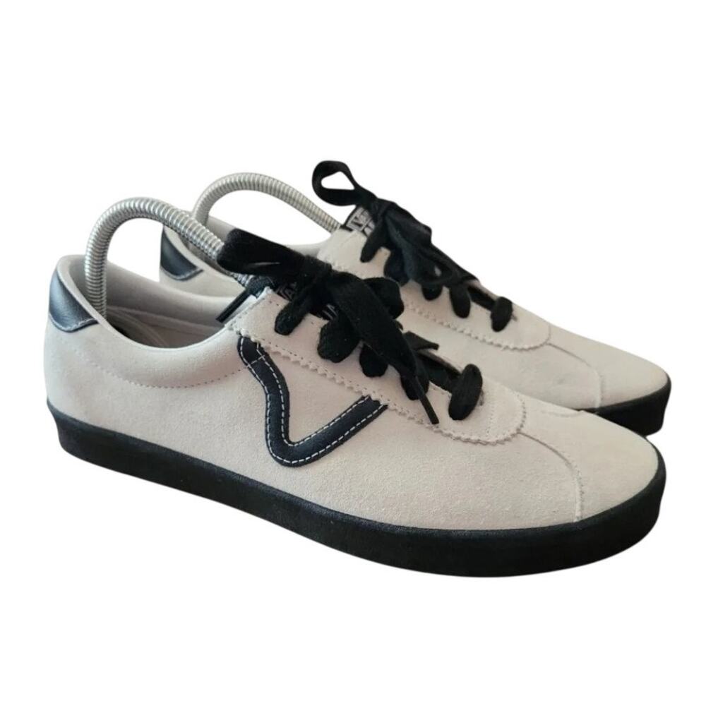 Vans Sport Low Suede Shoes White Mens Size 13